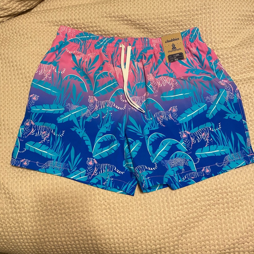 NWT Men’s XL Chubbies Swim Trunks